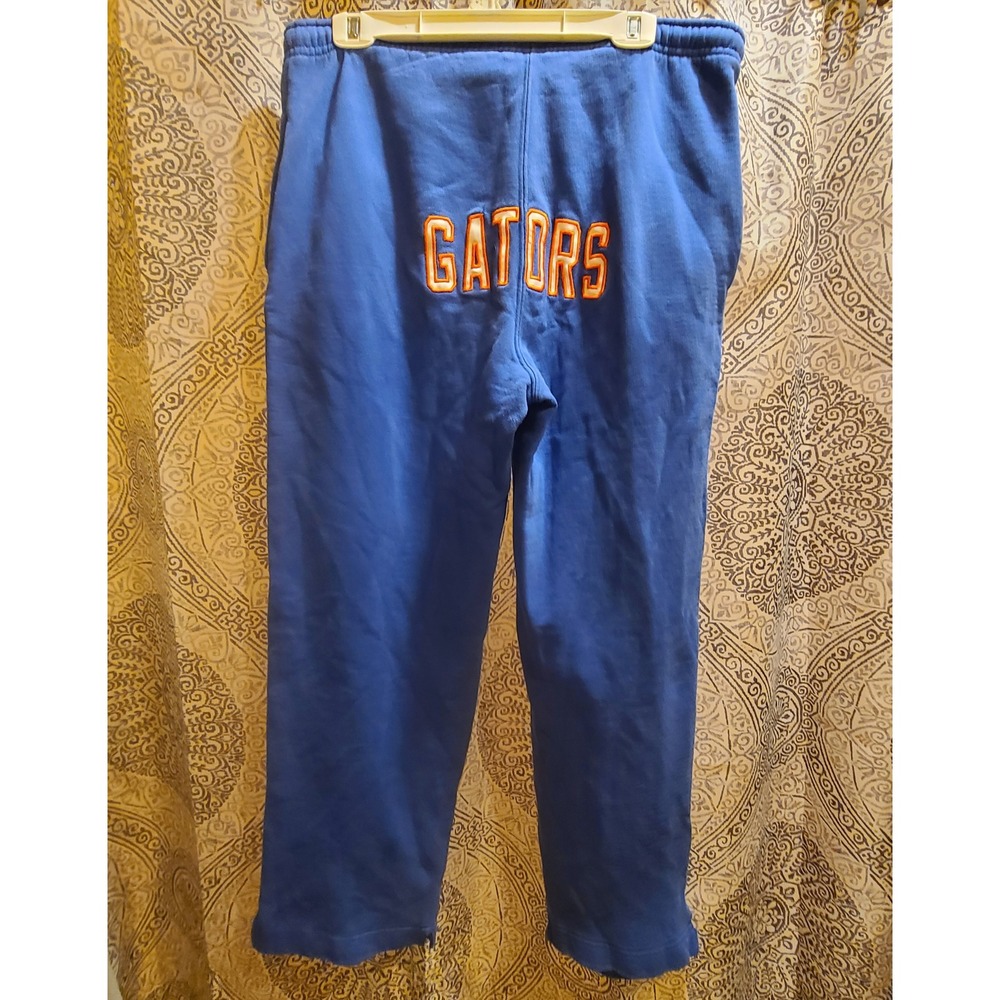 Eastbay Sweatpants Small Blue Gators Florida NCAA Embroidered High Rise Fits L